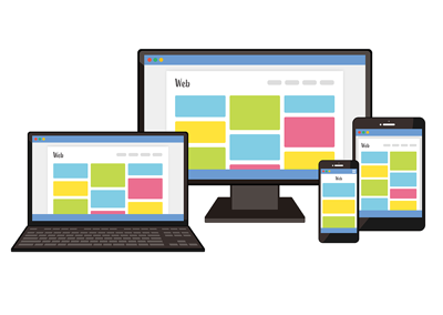スマートフォン・レスポンシブ対応　イメージ